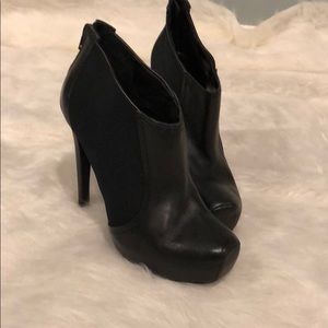 Black Jessica Simpson Booties w Square Toe NWT